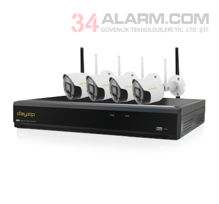 DZ-7804W-KIT 4 Kameralı WiFi İp Sesli Kamera