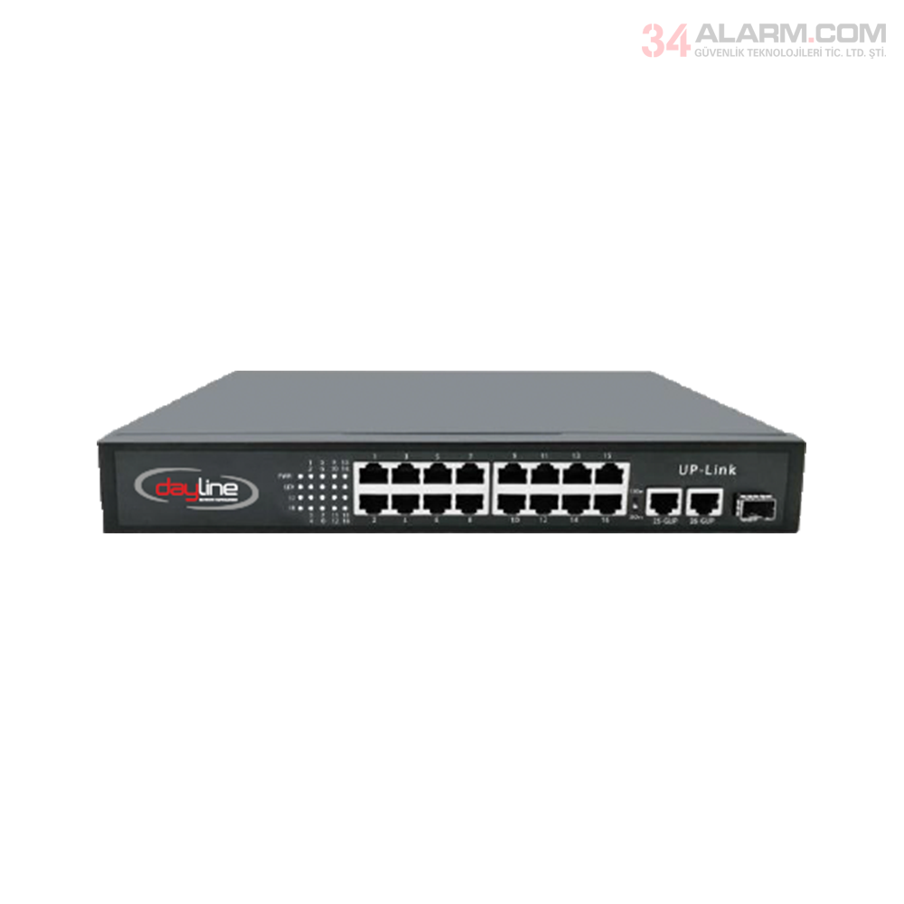DL-3316PF 16 Port PoE Switch